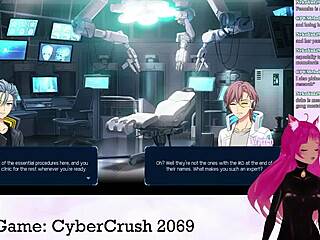 hey, vtuber lewdneko playing cybercrush 2069 part 1, what tits and boobs action?