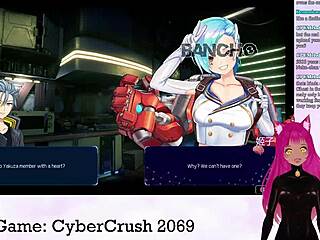 Hej, vtuber lewdneko spelar cybercrush 2069 del 1, vilka tuttar och bröstaction?