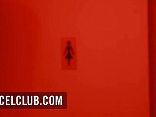 Clea Gaultier FUCKS TWO GUYS in NIGHT CLUB BATHROOM!