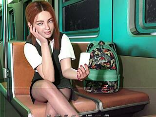 Hot Emo with Tattoos Smokes in Sexy Summer City Outfit!