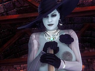 ¡No paro de ver a Alcina en el hentai de Resident Evil!