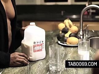 Horny Black Stepdad Pounds Stepson's Girlfriend Jaye Summers