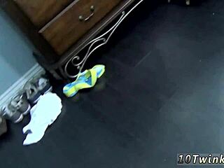 Gay Hispanic twinks and black teen twinks bareback with shaved crotches in raw action