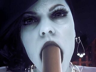 ¡No paro de ver a Alcina en el hentai de Resident Evil!