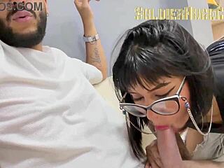 Beautiful Tattooed Girl Kicks Off Porn Career with Deepthroat Skills