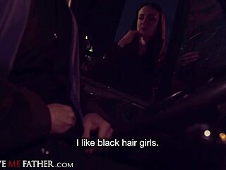 cheating babe in stockings picked up and fucked by stranger