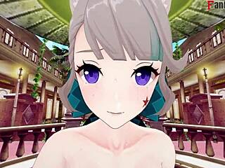 Lynette Enjoys Intimate Moments in Genshin Impact