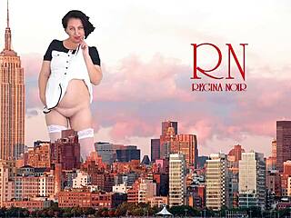 Wow, A Giant Lady Without Panties Walks Around The City, She's As Tall As King Kong