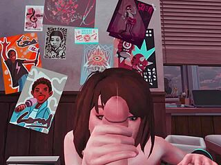 Perverted Chloe arranges hard anal and facefuck!