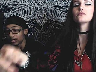 In my kinky camgirl vlog 6, watchin' cuckoldin' reality vs porn with tattooed big boobs mistress Alace Amory and her male sub – it's so real!