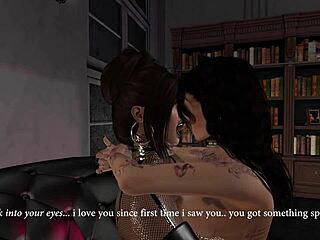 Jade Doet in Second Life fulfills shemale desire with monster cock