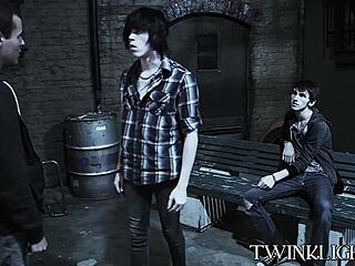 Watch These Three Young GAYS Making Out Before HARD ANAL POUNDING!