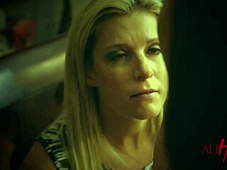 jane seduces milf brunette to scissoring orgasm 😍