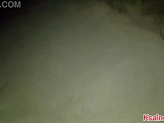 I took my wife out without panties on the beach at night.