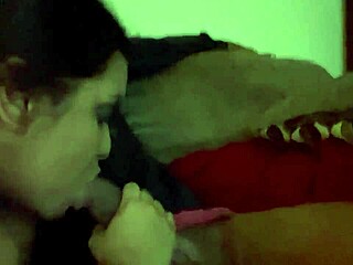 morning blowjob leads to sloppy cum swallow with big black cock