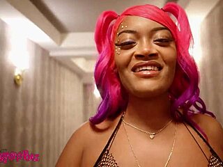 Man, I scored some epic dick from a chocolate African stud after the party! 🍫