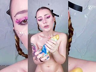 why does the sexy gamer lick hairy armpits suck toes play with cum on feet and masturbate until climax?