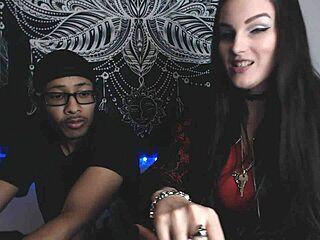 In my kinky camgirl vlog 6, watchin' cuckoldin' reality vs porn with tattooed big boobs mistress Alace Amory and her male sub – it's so real!