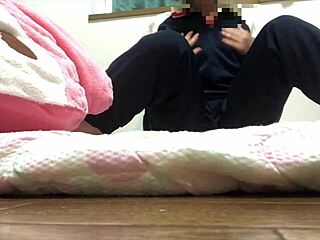 Japanese Amateur Begs For Cum On Thighs