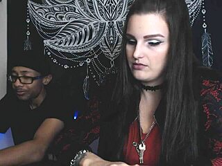 In my kinky camgirl vlog 6, watchin' cuckoldin' reality vs porn with tattooed big boobs mistress Alace Amory and her male sub – it's so real!