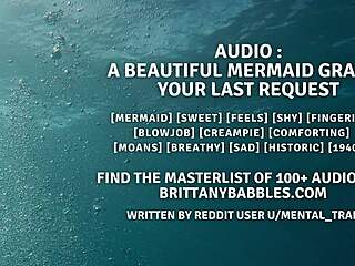 beautiful mermaid grants last wish with sensual audio experience