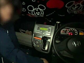 i watched this asian couple doin lovey-dovey sex in the midnight car, so pervert.