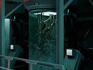 laras experiment with bondage machine?