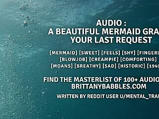 beautiful mermaid grants last wish with sensual audio experience