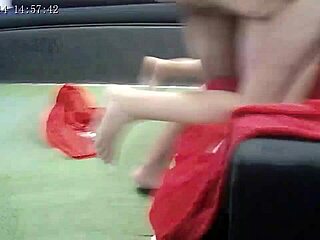 Bold latina paty sits her big ass on a blond guy's cock