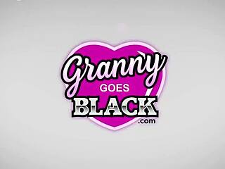 busty granny surprises with intense anal sex session.