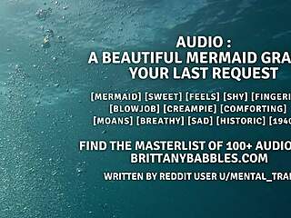 beautiful mermaid grants last wish with sensual audio experience