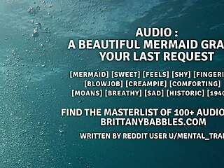beautiful mermaid grants last wish with sensual audio experience
