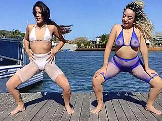 The fastest way to burn calories? Forget Just Dance, try a hot cum with your friend! 🔥