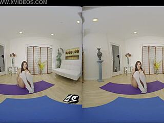 hot yoga girl riding your dick in vr