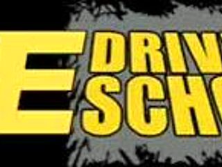 fake driving school creampie for teen learner with hairy pussy