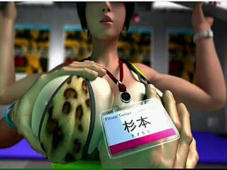 SEXY TRAINER SHOKO SUGIMOTO JOINS GYM