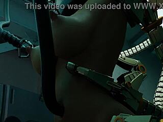 laras experiment with bondage machine?