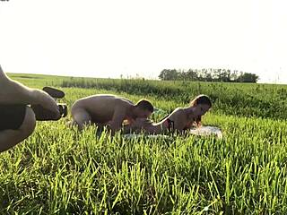 fucking hard backstage in a wild backroom session