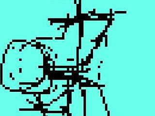 Pixel Doll Teases With Oral Pleasures