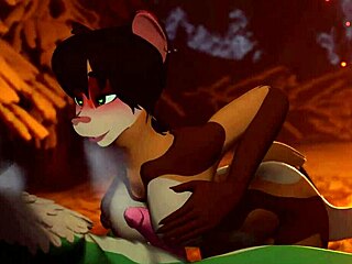 Furry Gostosa Mamando Gostoso No Pau