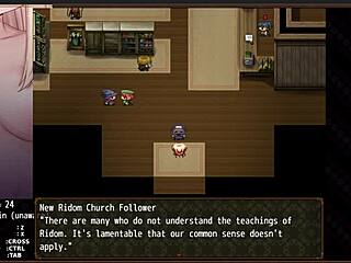 Rumina gets hypnotized in cult, starts masturbating wildly