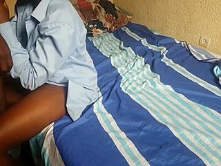 18 year ebony teen gets hard fucked by monster cock 😍