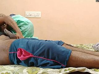 Maid seduces student with handjob and blowjob