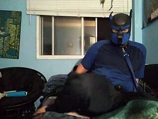 Exploring self-pleasure with a chastity cage