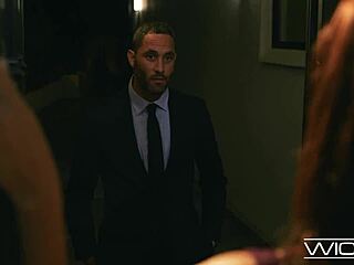 gorgeous lilly bell seduces office man into rough encounter