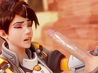 Tracer Paying Bet With Bewyx Ft Cinderdryadva Sucking Black Cock Cumshot