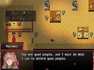 Hey, in Harem Hentai Game Ep 4, my best friend became a dancing whore!