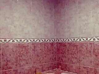 Intriguing bath scene with mexican prostitute in jacuzzi