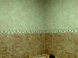 Intriguing bath scene with mexican prostitute in jacuzzi