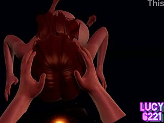 In the hospital, Doctor Strange injects all his magic into Scarlet Witch's eager body. The cosplay costumes heighten the intense encounter.